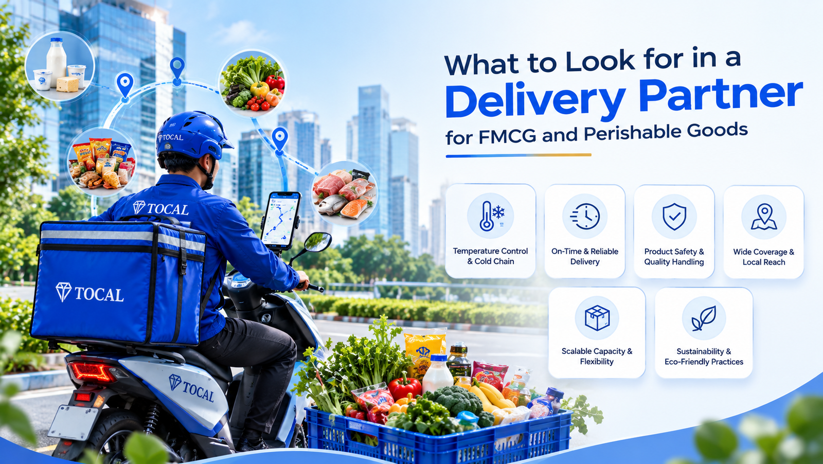 Delivery partner checklist for FMCG and perishable goods in Bengaluru